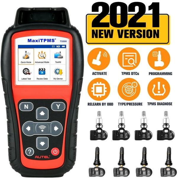 Program MX-Sensors Autel MaxiTPMS TS508 TPMS Relearn Tool with TPMS Diagnose of TS501, TS408 Relearn & Activate Tire Sensors Upgraded Ver Tire Type/Pressure Selection Check Key FOB 315/433MHz Program MX-Sensors Autel MaxiTPMS TS508 TPMS Relearn Tool with TPMS Diagnose of TS501, TS408 Relearn & Activate Tire Sensors Upgraded Ver Tire Type/Pressure Selection Check Key FOB 315/433MHz